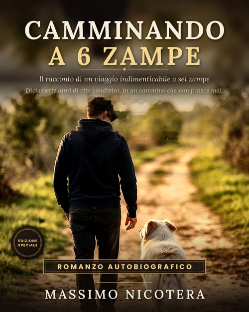 Copertina del libro Camminando a 6 Zampe