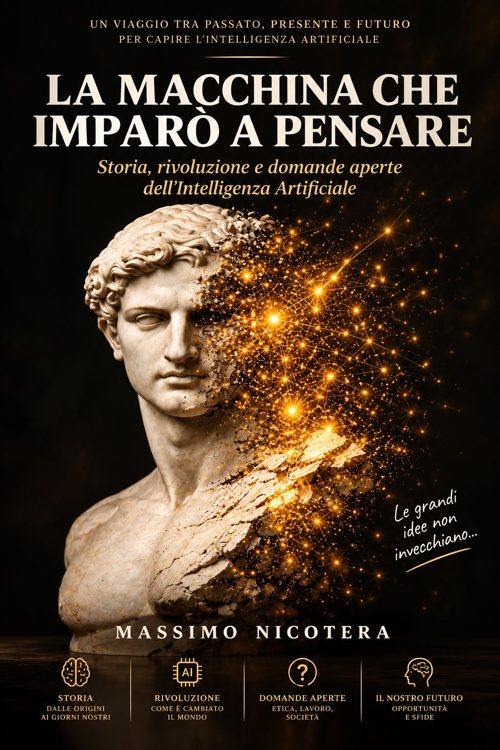 Copertina del libro La macchina che imparò a pensare